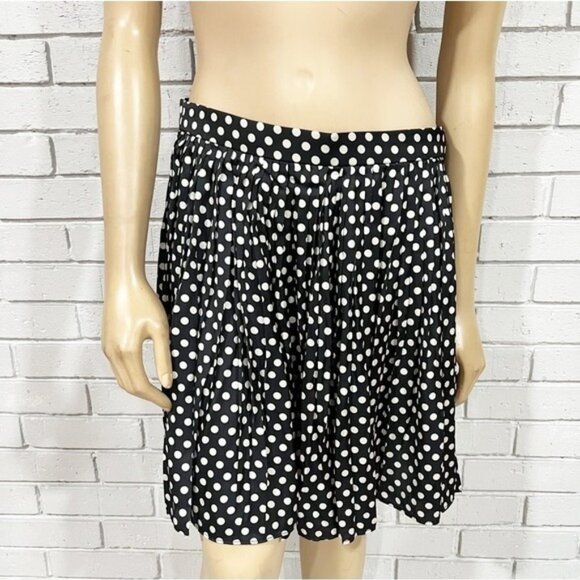 J.Crew Women’s Featherweight Satin Mini Skirt in Dot - Size 6 - Picture 3 of 10